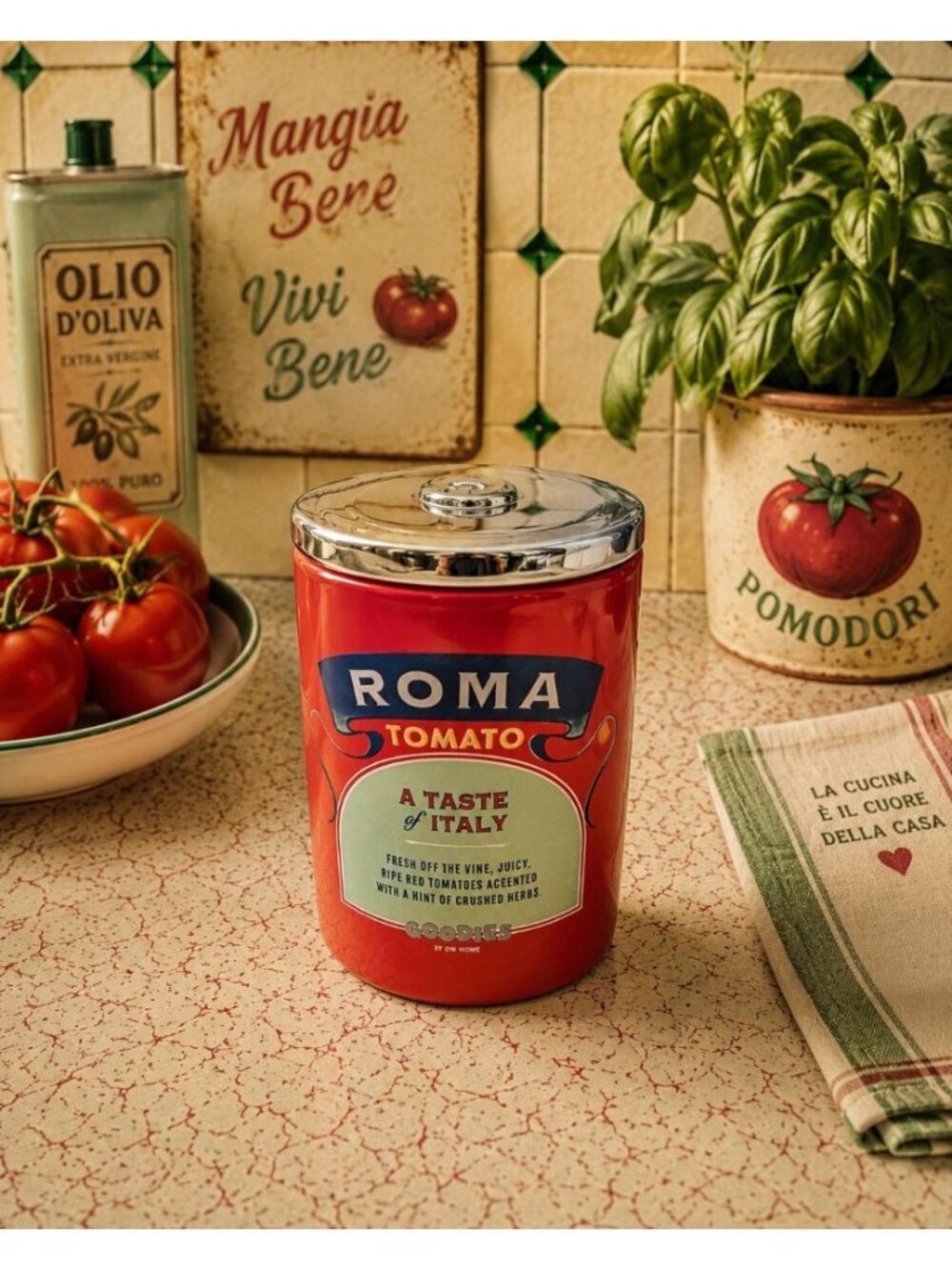 New Red Can Of Roma Tomato A Taste Of Italy Food Kitchen Candle Decor